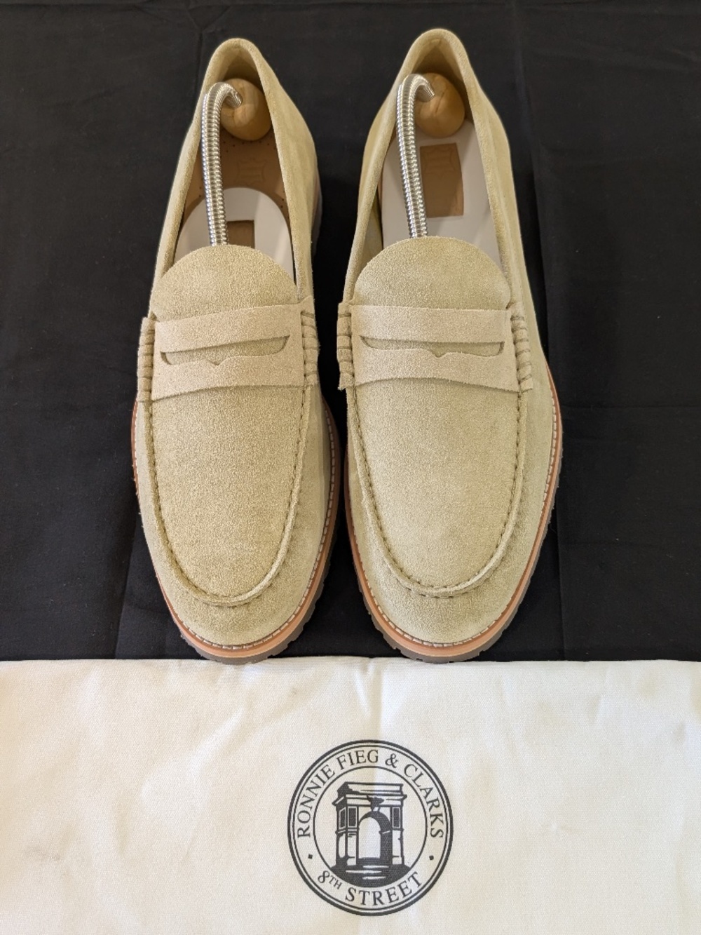 Fieg for Clarks Originals Bristol Loafer Maple Suede 8th St Vibram US 10.5M NWB